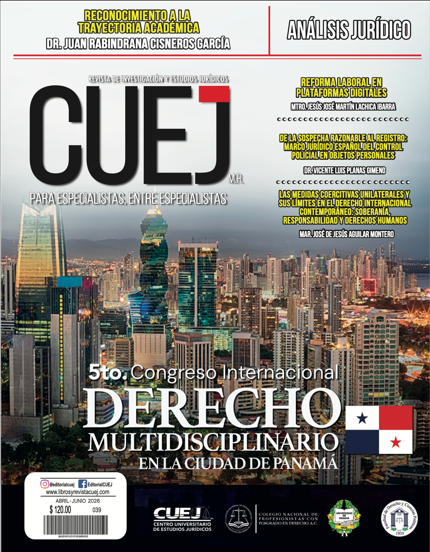 Revista CUEJ (Abril - Junio 2026)